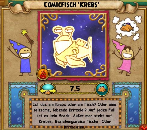 comicfisch krebs