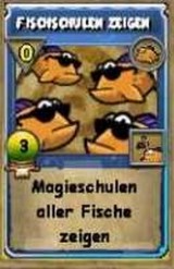 Fischschulen zeigen