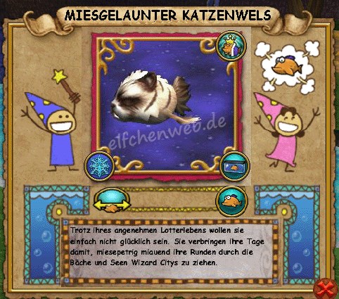Miesgelaunter Katzenwels - elfe's Wizsenspage - Offizielle Wizard 101