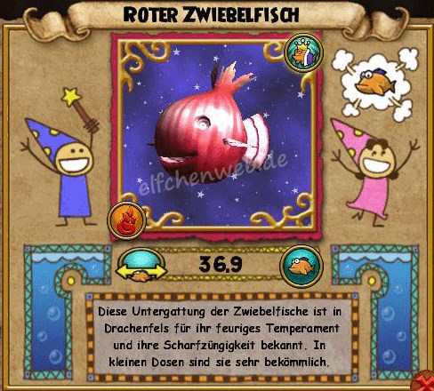 Roter Zwiebelfisch roter zwiebelfisch