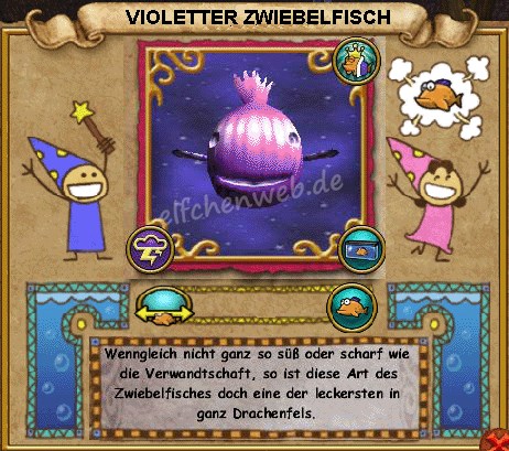 Violetter Zwiebelfisch violetter Zwiebelfisch