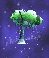 Grüner Schneeapfelbaum Schneeapfelbaum