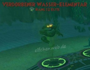 verdorbener wasser-elementar