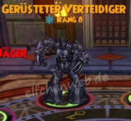 Gerüsteter Verteidiger gerüsteter verteidiger