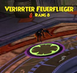 Verirrter Feuerflieger verirrter Feuerflieger