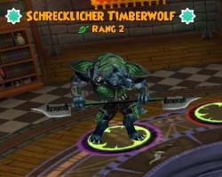 schrecklicher timberwolf