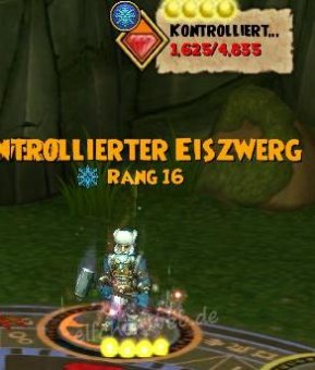 Kontrollierter Eiszwerg (Gegner) kontrollierter eiszwerg (gegner)