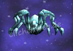 blaue spinne