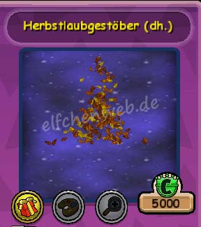 herbstlaubgestöber
