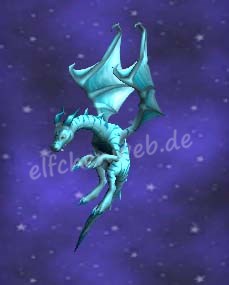 tiefblauer Drache