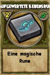 Aufgewertete Lebensrune aufgewertete Lebensrune