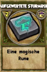 Aufgewertete Sturmrune aufgewertete Sturmrune