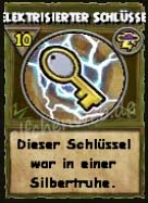Elektrisierter Schlüssel elektrisierter Schlüssel