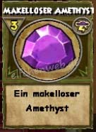 makelloser Amethyst