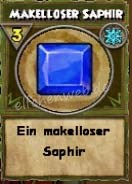 makelloser Saphir