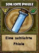 schlichte Phiole