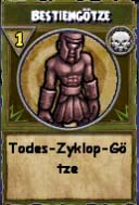 Todes-Zyklop-Götze Todes-Zyklop-Götze