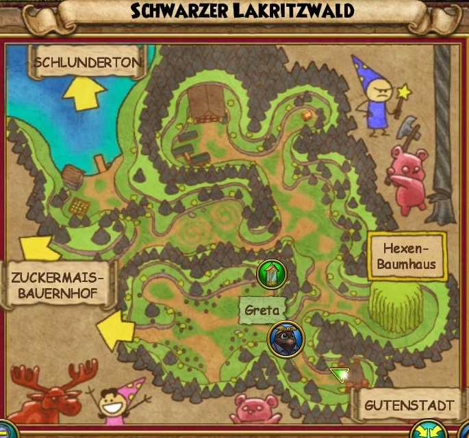 schwarzer lakritzwald