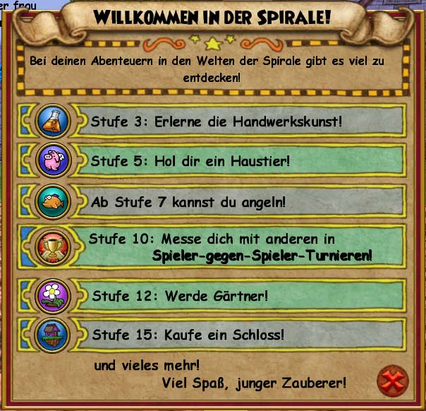 Willkommen in der Spirale willkommen in der Spirale
